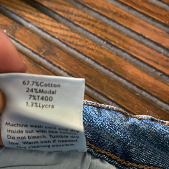 NWOT Just Black Denim mid rise button fly skinny jeans medium wash raw hem - Picture 9 of 10